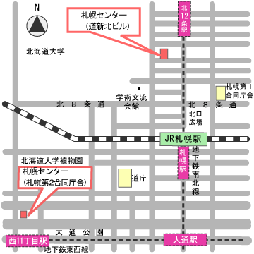 地図　札幌センター