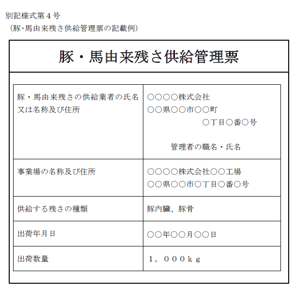 別記様式第4号