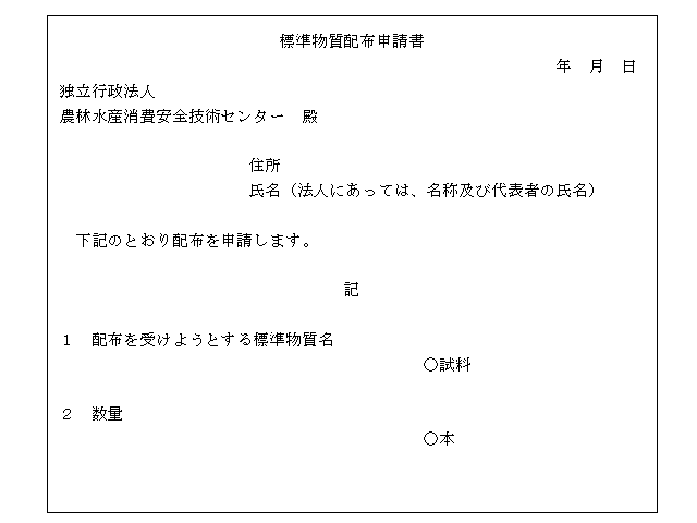 申請書様式